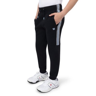 Wilson Boys Fleece Jogger Black M 10/12:- Black, M 10/12