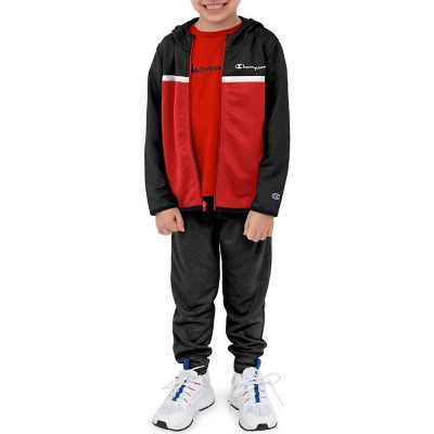 Champion Toddler Boys' Active Hoodie, Joggers and T-Shirt Set - Sam's Club