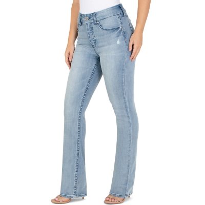 Seven7 Women's Tummyless Slim Bootcut Jeans