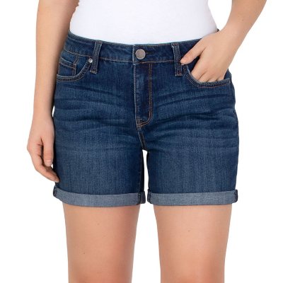 Seven7 Women's 5 Fray Hem Denim Weekend Short