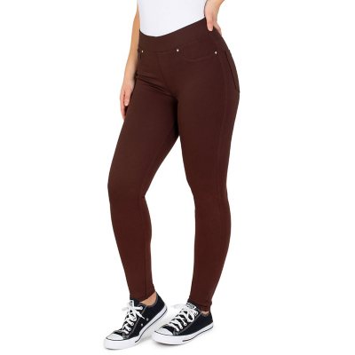 Seven7 Women's 4 Way Pull on Ponte Legging, Black & Brown Glen Plaid,  XX-Large : : Clothing, Shoes & Accessories