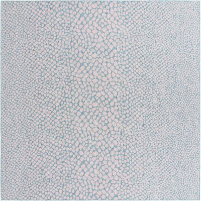 Jill Zarin Cape Town Outdoor Rug:- Pink/Aqua, 9' x 12'