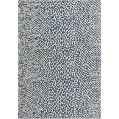 Jill Zarin Cape Town Outdoor Rug:- Blue, 7'10' x 11'4'