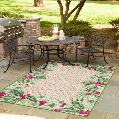 Jill Zarin Jamaica Caribbean Outdoor Rug:- 7'10' x 10'