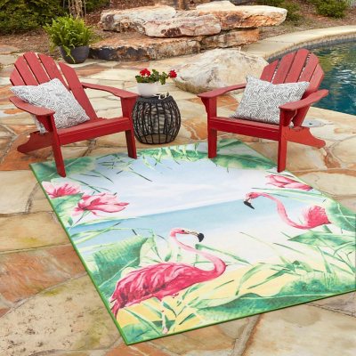 Jill Zarin Outdoor Anguilla 7'10 x 10' Area Rug - Green