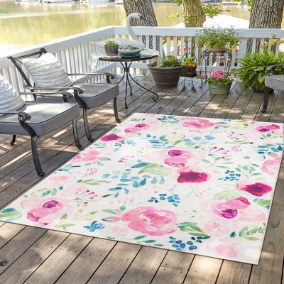 Jill Zarin Outdoor Anguilla 7'10 x 10' Area Rug - Green