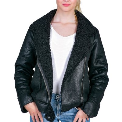 sebby collection leather jacket sam's club