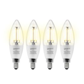Geeni LUX Edison B11 Filament Wi-Fi LED Smart Bulb (4-Pack)