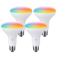 Geeni PRISMA PLUS DROP BR30 Smart Wi-Fi Multicolor LED Light Bulbs (4-Pack)