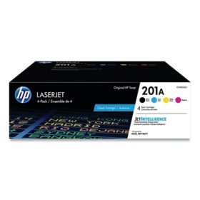 HP 201A 4-Pack Black/Cyan/Magenta/Yellow Original LaserJet Toner Cartridges