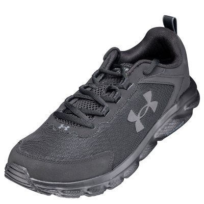 Mens black best sale under armour sneakers