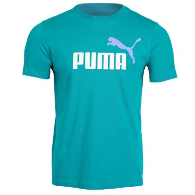 Puma Men's Essential Logo Tee M Aqua