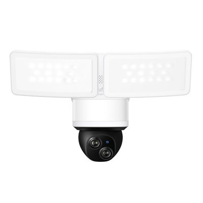 eufy E340 Wired Outdoor 3K Pan-Tilt Floodlight with Dual Cameras