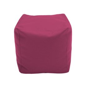 SoftScape Square Bean Bag Pouf, Assorted Colors