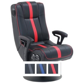 Pedestal Gaming Chair with Built-in Sound and Vibration, Assorted Colors