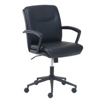 Serta Modern Task Chair, 225 lbs, Faux Leather Upholstery, Assorted Colors