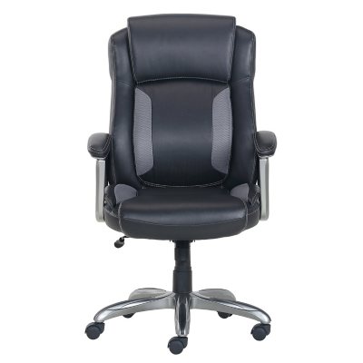 Serta Mid-Back Office Chair With Mesh Accents And Memory Foam, Black -  Sam's Club