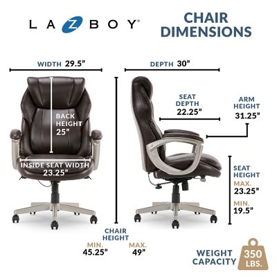 La Z Boy Westley Big Tall Executive Office Chair With Active