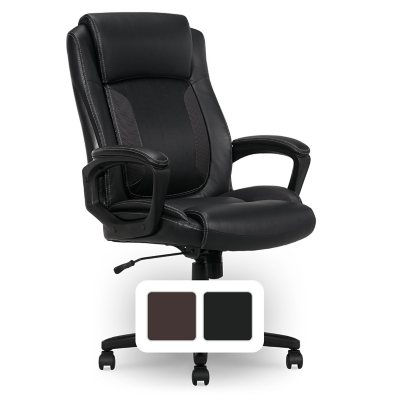 Serta Mid-Back Office Chair With Mesh Accents And Memory Foam