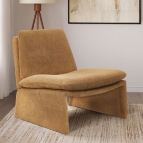 Fabric Mid-Century Modern Accent Chair 
