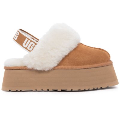 UGG Funkette Flatform Slippers - Brown - 10