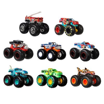 Hot Wheels Monster Trucks 1: 64, 4 Pack Wild Ragers, 1 - Foods Co.