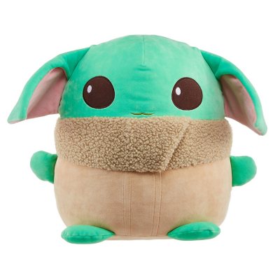 Mattel Star Wars Plush Toy, Grogu Soft Doll from The Mandalorian, 8-inch  Figure, Collectible Stuffed Animals for Kids