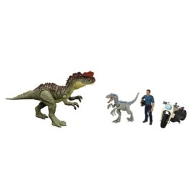 Mattel Jurassic World 3-pack Figure and Dinosaurs