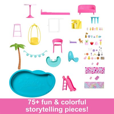 Barbie dream house with accessories sale