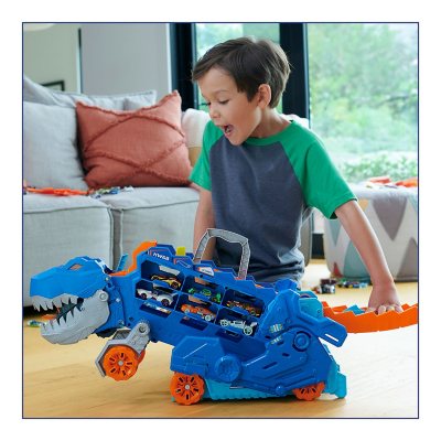 Hot wheels t rex playset online