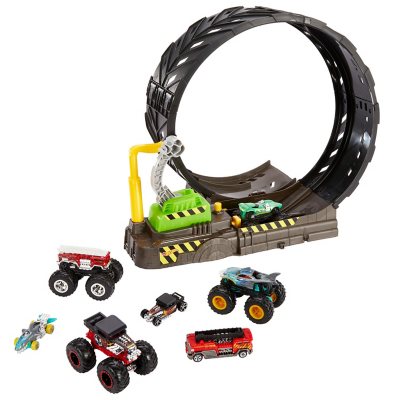 Hot Wheels Monster Truck Epic Loop Challenge Play Set with Truck and C –  Square Imports