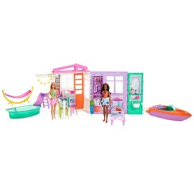 Barbie Holiday Fun Dolls Playset with Accessories