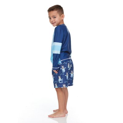  Spider-Man Toddler Boys Rash Guard And Swim Trunks Outfit  Set White 3T