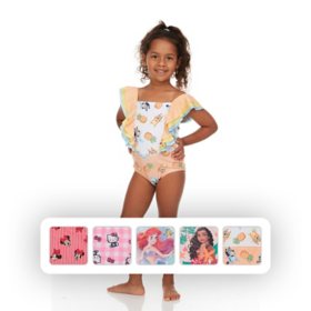 Character Toddler Girls 2-Piece Cover Up and Swimsuit Set
