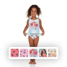 Character Toddler Girls 2-Piece Cover Up and Swimsuit Set