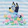 Bluey, variant on Character Girls 2-Piece Cover Up and Swimsuit Set