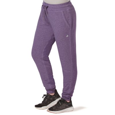 CRZ YOGA Cotton Fleece Lined Sweatpants Women High Waisted Warm Casual Lounge  Jogger Pants with Pockets Hibiscus Purple XX-Small at  Women's  Clothing store