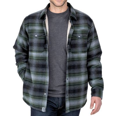 Free Country Men's Sherpa Lined Shirt Jacket - Sam's Club