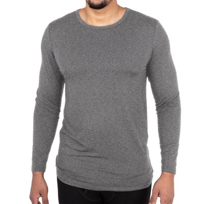 Free Country Men's Midweight Sueded Base Layer Long Sleeve Crew Shirt ...