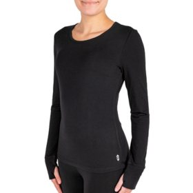 Free Country Ladies Microtech Heat Base Layer Long Sleeve Top - 2 Pack