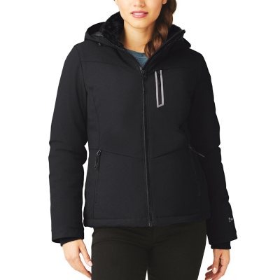 free country women's softshell jacket with detachable hood