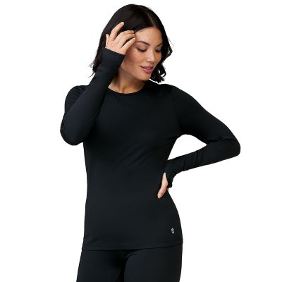 COOTRY Plus Size Workout Tops for Women Long Sleeve Shirts Breathable Dry  Fit At