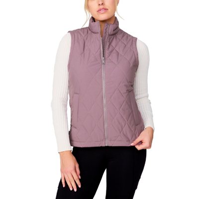 Free Country Women's Quilted Vest PurpleL:- L, Purple - Online Only