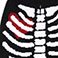 Skeleton  , variant on Free Country Halloween Dog Sweater