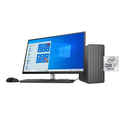 HP - ENVY - 32" Desktop - 10th Gen Intel Core i7 8GB RAM + 16GB Intel Optane Memory - 1TB HDD - USB Black Wired Keyboard and Mouse Combo -