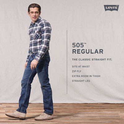 Levi's Men's 505 Regular Fit Jeans - Sam's Club