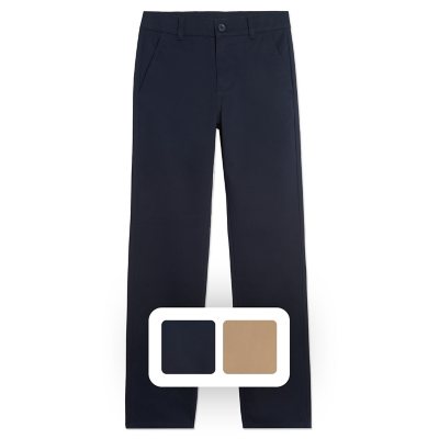 Nautica Boys Uniform Pant Navy 5:- 5, Navy