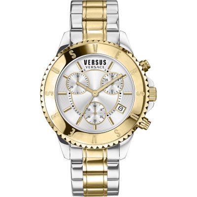 Versus Versace Men s Tokyo Chrono Two Tone Stainless Steel