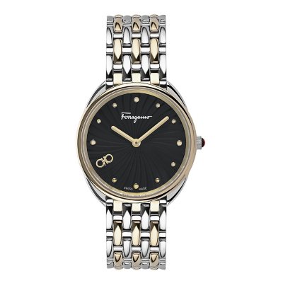 Ferragamo two tone on sale watch