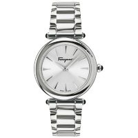 Salvatore Ferragamo Women's Idillio Silver Stainless Steel Bracelet Watch, 36mm